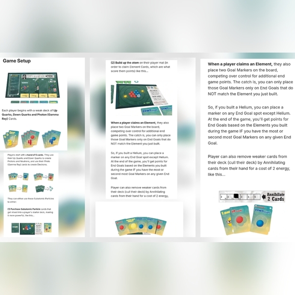 Genius Games SUBATOMIC An Atom Building Game Collector's Edition - Picture 12 of 15